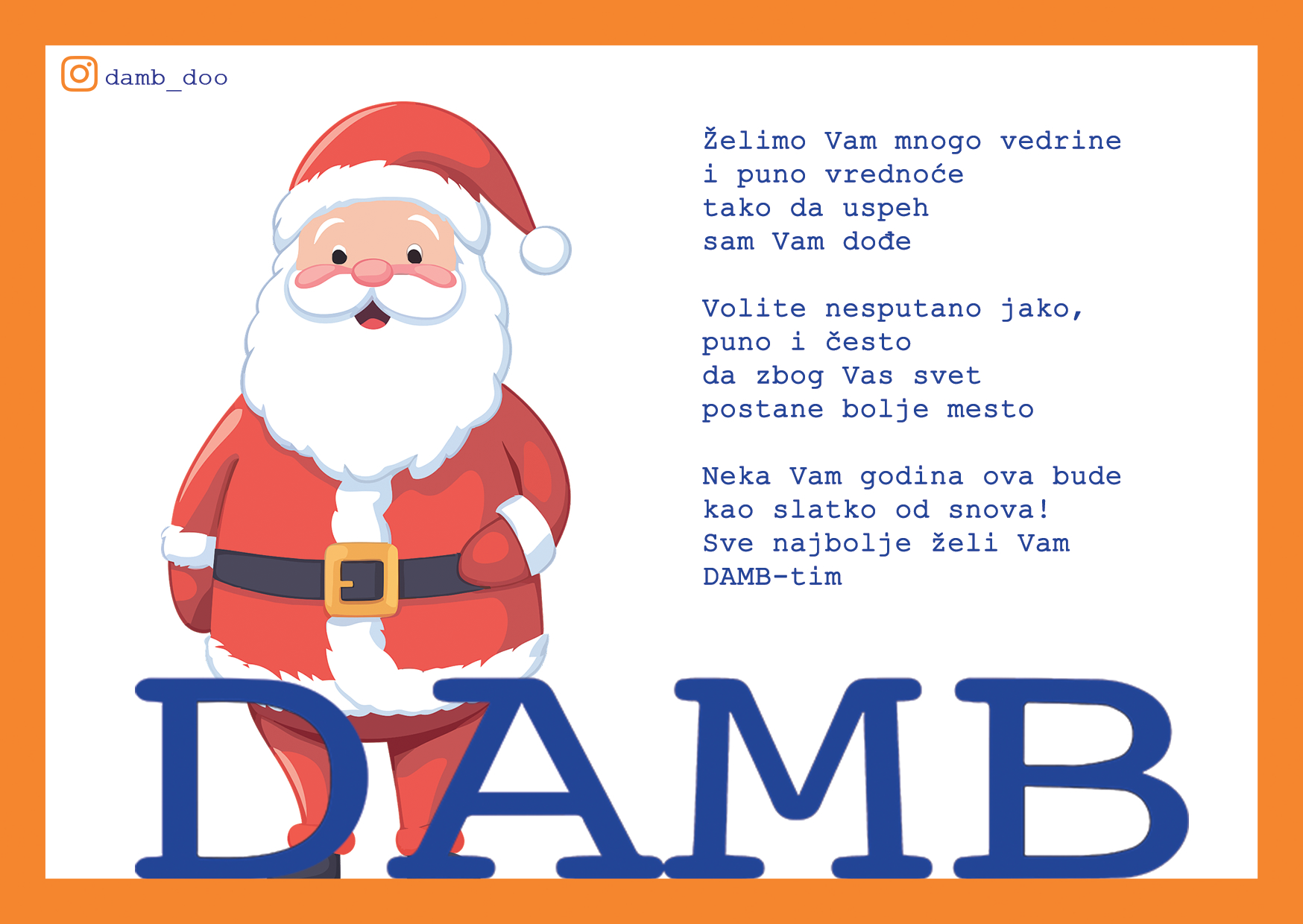 Čestitka DAMB