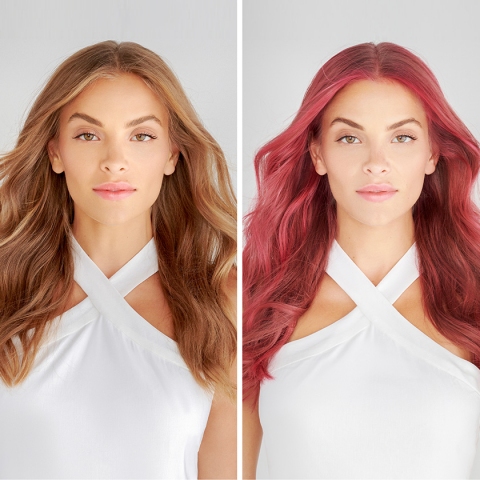 Moroccanoil Hibiscus maska pre i posle