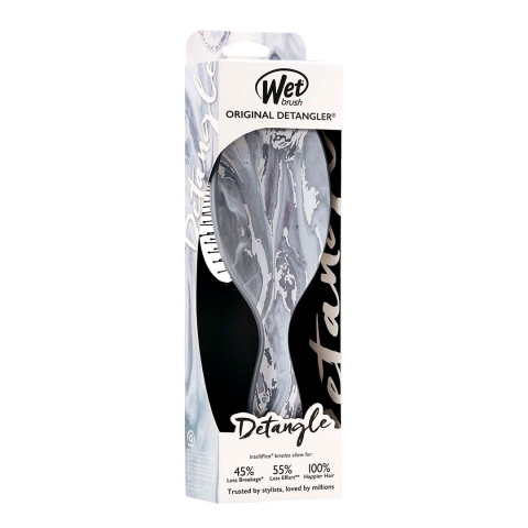 Wet brush Original Detangler Metalic Marble Silver cetka pakovanje