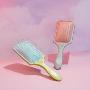 Wet Brush cetka za rascesljavanje Paddle Detangler Feel Good Ombre green blue