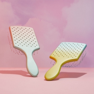Wet Brush cetka za rascesljavanje Paddle Detangler Feel Good Ombre green blue