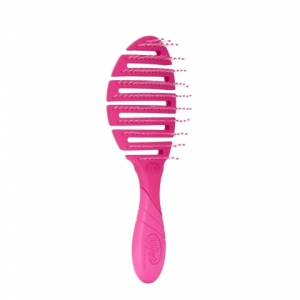 Wet brush cetka za susnje kose Oval PRO Flex Dry Neon Glow Pink 