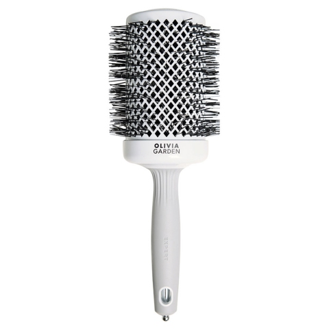 Olivia Garden expert blowout shine white&grey četka za feniranje 65mm ceramic ion