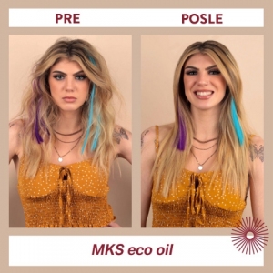 MKS eco oil ulje za negu kose original arganovo ulje i ulje semena konoplje