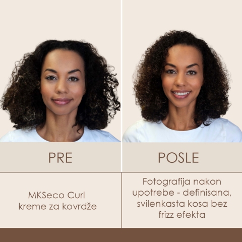 MKS eco Curl krema za definiciju kovrdžave kose sa arganovim uljem