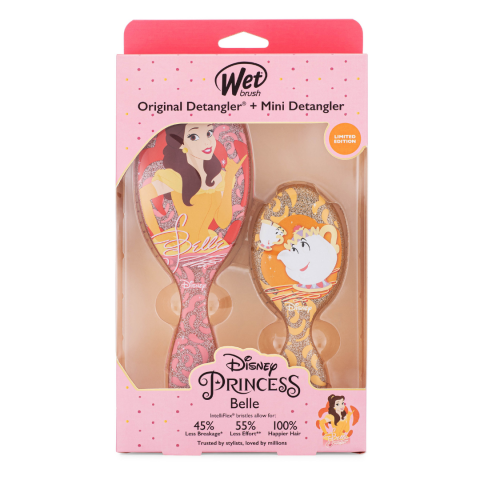 Wet brush DISNEY PRINCESS KIT- BELLE KIT Original+Mini Detangler